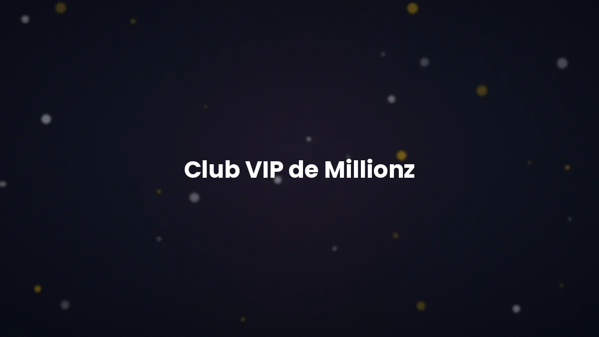 Les sept rangs du club VIP de Millionz Casino